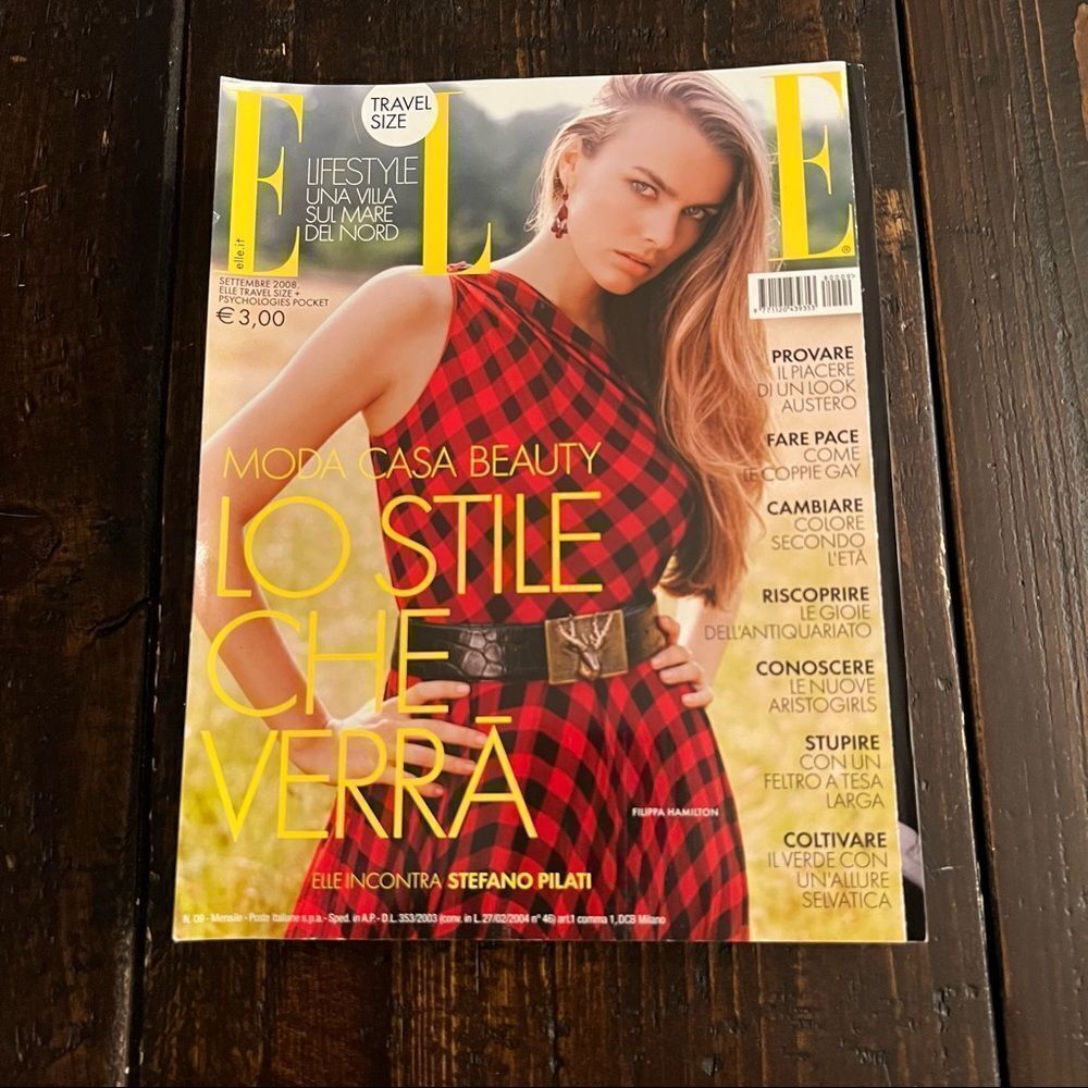 Elle Travel Size Magazine (French Edition) September 2008